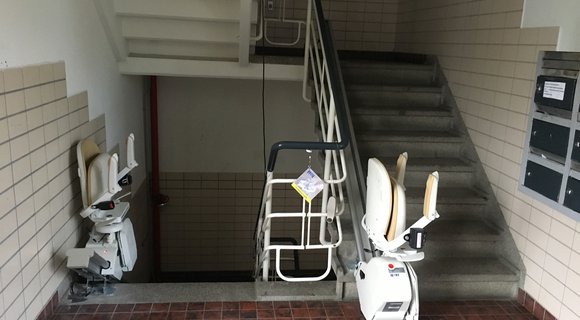 Emergency stairlifts for schiedam housing corporation