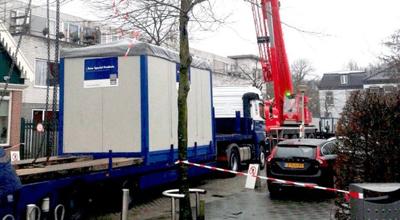 RECO Lift Solutions installs temporary lift in Wormerveer
